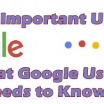 google User Needs to Know
