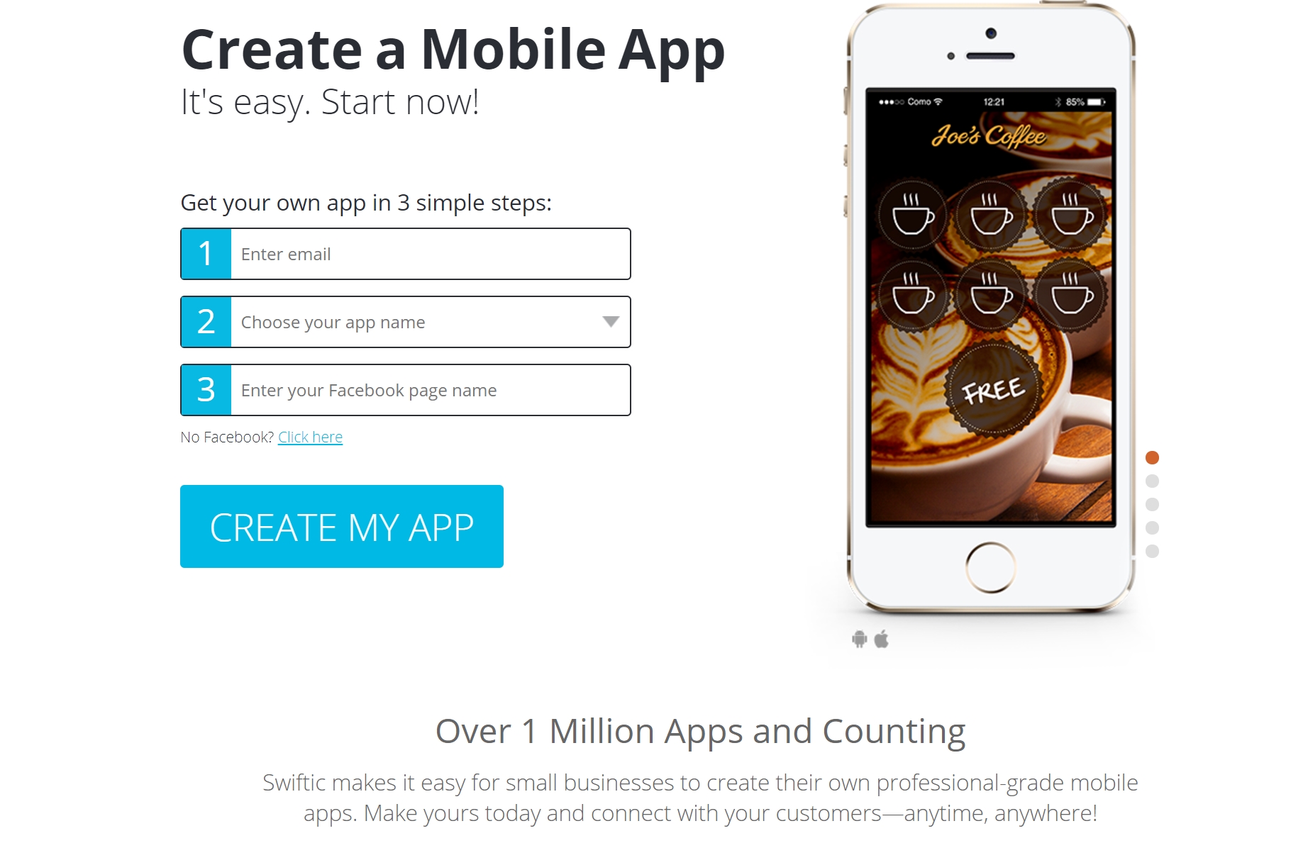 mobile application creator